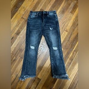 MOTHER Blue Flare & Wide Leg Jeans